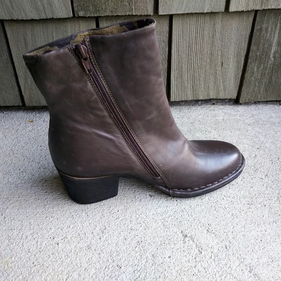 Fly London Ground Brown Lupe Leather Boots - Picture 5 of 9